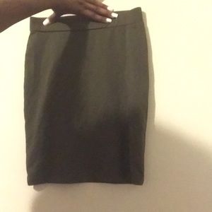 Olive Green Pencil Skirt